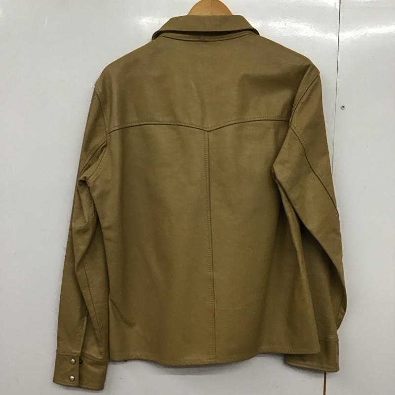 レミニッセンス REMINISCENCE ジャケット、上着 ジャケット、ブレザー レザージャケット プルオーバー サイドジップ M 無地 ベージュ / ベージュ /  メンズ USED 古着 中古 10141792