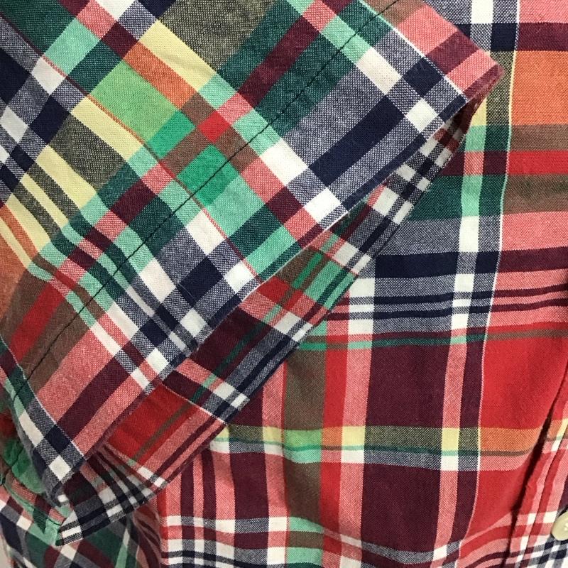 ラルフローレン RALPHLAUREN シャツ、ブラウス 半袖 ボタンダウン チェック コットン M ワンポイント マルチカラー / マルチカラー /  メンズ USED 古着 中古 10123009