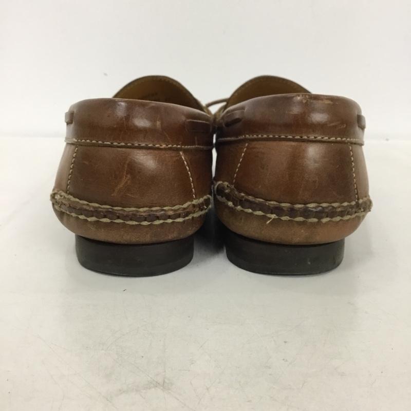 ラルフローレン RALPHLAUREN 革靴 革靴 デッキシューズ 6C 無地 茶 / ブラウン /  レディース USED 古着 中古 10148643