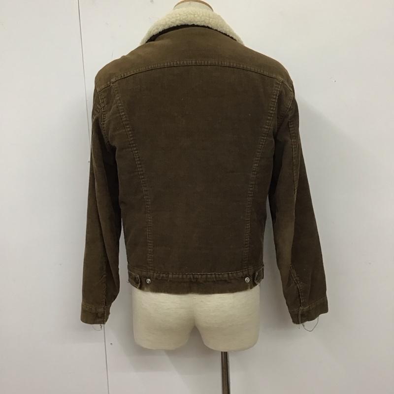 リーバイス Levi s ジャケット、上着 ジャケット、ブレザー コーデュロイ 裏ボア 38 無地 茶 / ブラウン /  メンズ USED 古着 中古 10110954