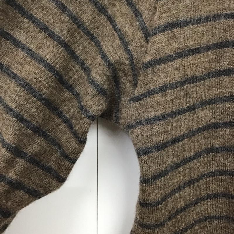 スティル バイ ハンド STILL BY HAND カーディガン 長袖 KN0573 ピッチ変えボーダークルーネックカーディガン 46 ボーダー柄 マルチカラー / マルチカラー /  メンズ USED 古着 中古 10131807