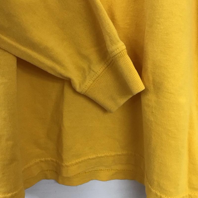 古着 USED Tシャツ 半袖 半袖カットソー プリントTシャツ クルーネックカットソー M ロゴ、文字 黄 / イエロー /  メンズ USED 古着 中古 10148984