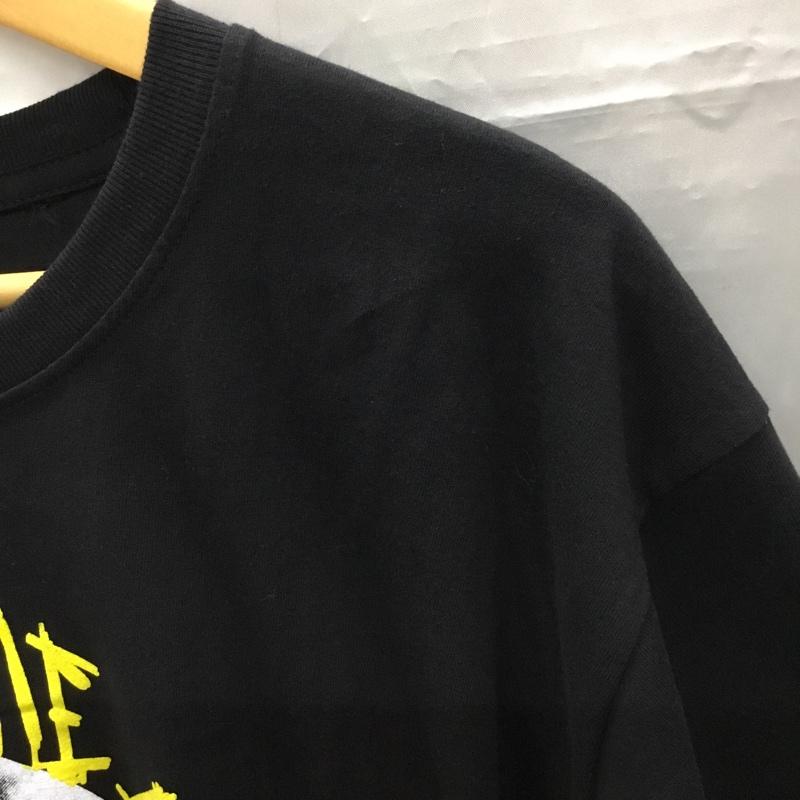 古着 USED Tシャツ 半袖 L プリント 黒 / ブラック /  メンズ USED 古着 中古 10108343