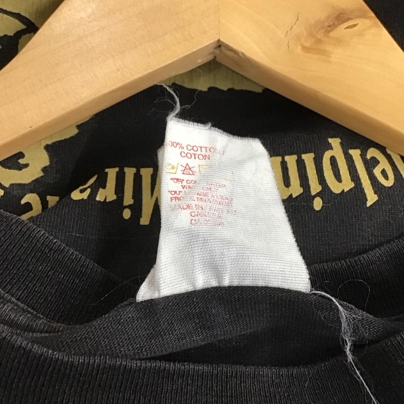 古着 USED Tシャツ 半袖 半袖カットソー プリントTシャツ クルーネックカットソー 古着 XL プリント ダークグレー / ダークグレー /  メンズ USED 古着 中古 10148812