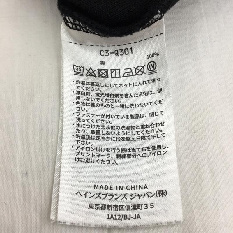 チャンピオン Champion Tシャツ 半袖 C3-Q301 L ロゴ、文字 黒 / ブラック / X 青 / ブルー / X 橙 / オレンジ /  メンズ USED 古着 中古 10134508