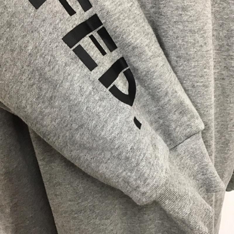 ミルクフェド MILKFED. ワンピース ロングスカート 03184951 スリーブロゴ スウェット ロゴ、文字 灰 / グレー /  レディース USED 古着 中古 10112020