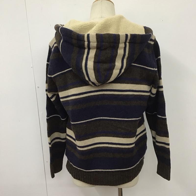 エディーバウアー Eddie Bauer パーカー 長袖 ジップパーカー M ボーダー柄 マルチカラー / マルチカラー /  メンズ USED 古着 中古 10111697