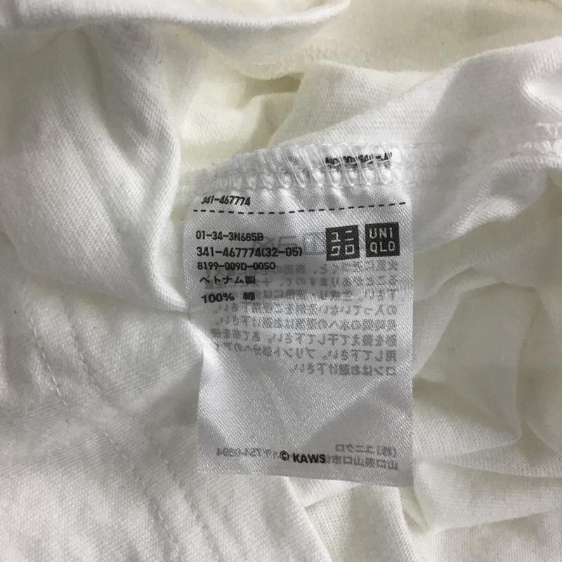 ユニクロ UNIQLO Tシャツ 半袖 341-467774 カウズ UT グラフィックTシャツ XXL プリント 白 / ホワイト /  メンズ USED 古着 中古 10105984