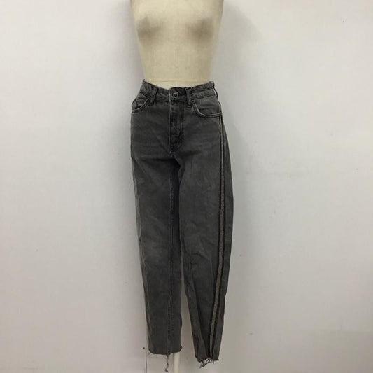 ザラ ZARA パンツ デニム、ジーンズ デニムパンツ スリムパンツ ストレッチパンツ ジーンズ 32インチ 無地 黒 / ブラック /  レディース USED 古着 中古 10122406
