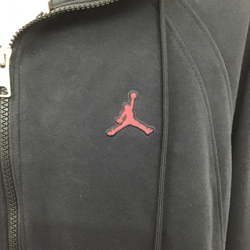 エアジョーダン AIR JORDAN パーカー 長袖 ジップパーカー DJ0885-010 ワームアップ ジャケット XL 無地 黒 / ブラック /  メンズ USED 古着 中古 10106001