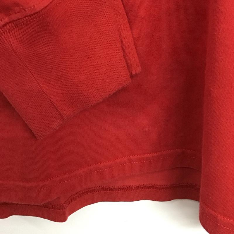ポロジーンズ Polo Jeans Co. カットソー 長袖 KK-WJ-HM-2036 ラガーシャツ RALPH LAUREN M ロゴ、文字 赤 / レッド /  レディース USED 古着 中古 10133552