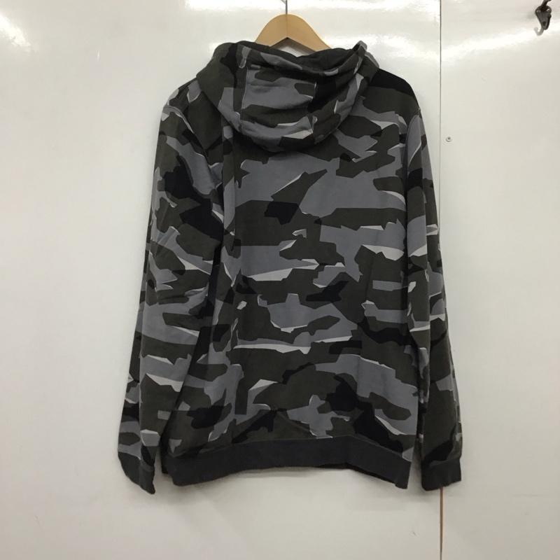ナイキ NIKE パーカー 長袖 aq0597-065 フルジップフーディ ジップアップパーカー XXL カモフラージュ柄・迷彩 マルチカラー / マルチカラー /  メンズ USED 古着 中古 10144535
