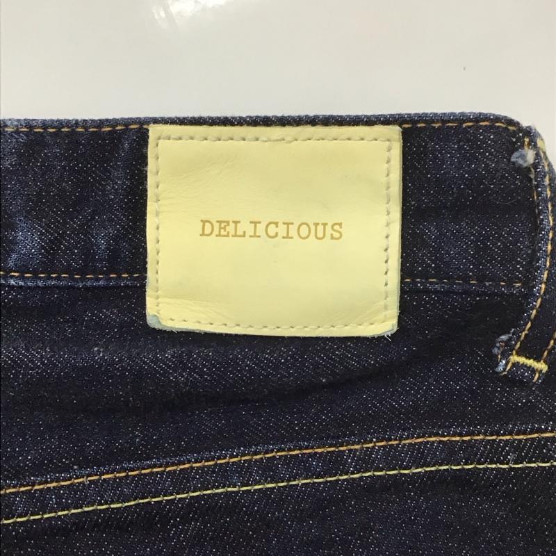 デリシャス DELICIOUS パンツ デニム、ジーンズ デニムパンツ スリムパンツ ジーンズ カジュアルパンツ ストレートパンツ 3 無地 インディゴ / インディゴ /  メンズ USED 古着 中古 10111660