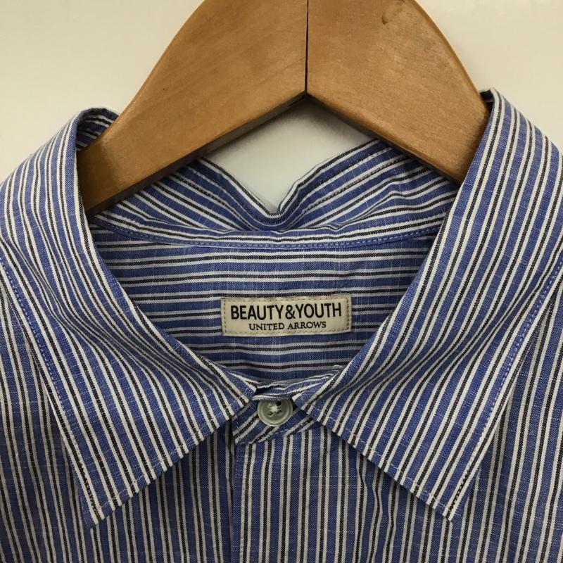 ビューティアンドユースユナイテッドアローズ BEAUTY&YOUTH UNITED ARROWS シャツ、ブラウス 長袖 長袖シャツ ストライプシャツ カラーシャツ XL ストライプ マルチカラー / マルチカラー /  メンズ USED 古着 中古 10136229