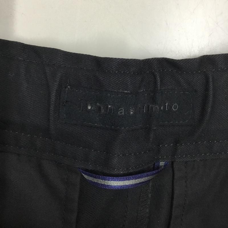 ジュンハシモト junhashimoto パンツ デニム、ジーンズ カジュアルパンツ ワークパンツ ワイドパンツ ジーンズ 2 無地 黒 / ブラック /  メンズ USED 古着 中古 10117703