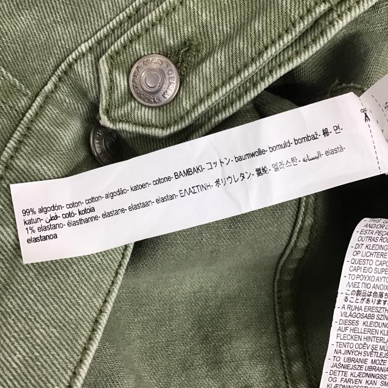 ザラ ZARA ジャケット、上着 ジャケット、ブレザー 4454 401 505 コットン L 無地 カーキ / カーキ /  メンズ USED 古着 中古 10119153