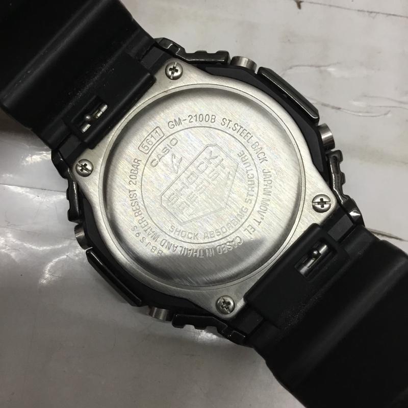 ジーショック G-SHOCK 腕時計 アナログ（クォーツ式） GM-2100B 八角形 箱有 ロゴ、文字 黒 / ブラック / X 赤 / レッド /  メンズ USED 古着 中古 10117009