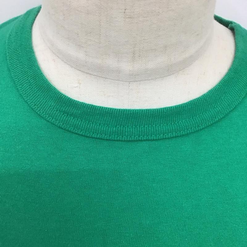 チャンピオン Champion Tシャツ 半袖 半袖カットソー プリントTシャツ クルーネックカットソー L ロゴ、文字 緑 / グリーン /  メンズ USED 古着 中古 10126194