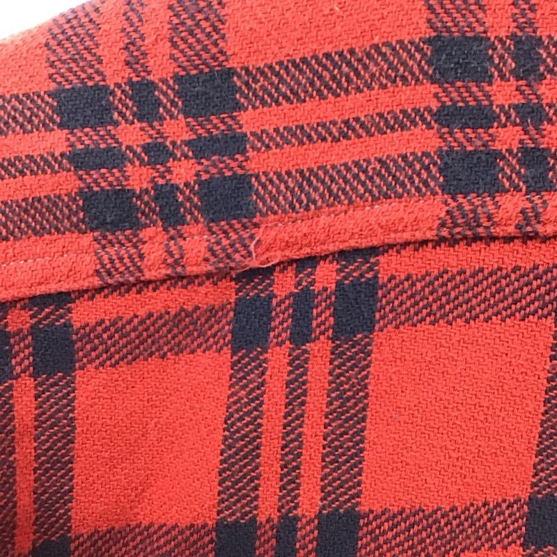 ゴールド GOLD シャツ、ブラウス 長袖 長袖シャツ チェックシャツ カラーシャツ L チェック マルチカラー / マルチカラー /  メンズ USED 古着 中古 10130535