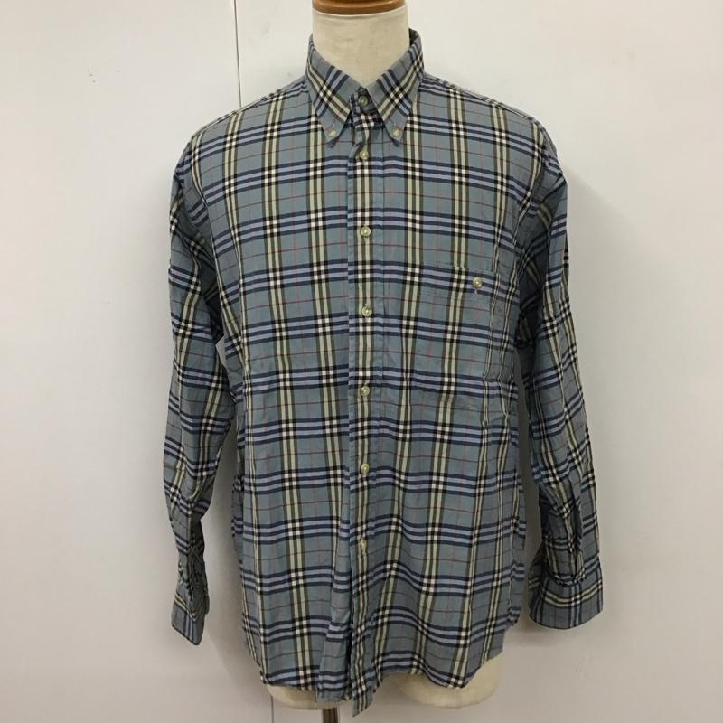バーバリーロンドン Burberry London シャツ、ブラウス 長袖 長袖シャツ カラーシャツ ポケットシャツ 長袖カットソー チェックシャツ M チェック マルチカラー / マルチカラー /  メンズ USED 古着 中古 10119019