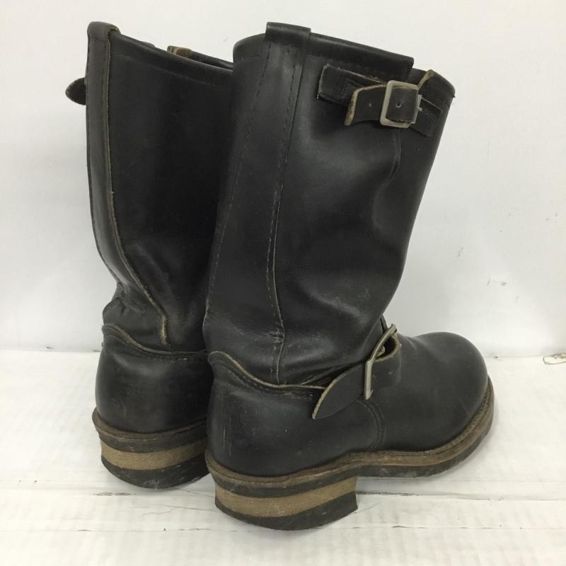 レッドウィング RED WING ブーツ エンジニアブーツ 2268 ENGINEER BOOTS ワークブーツ レザー 5D 無地 黒 / ブラック /  メンズ USED 古着 中古 10124003