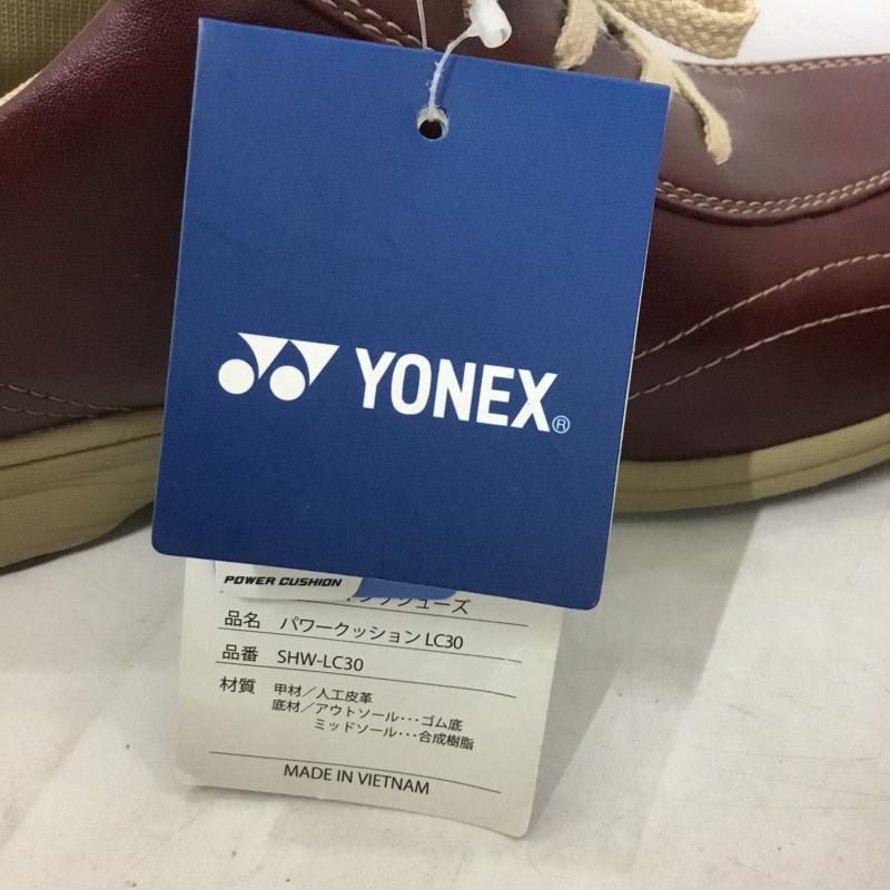 ヨネックス YONEX スニーカー スニーカー SHW-LC30 パワークッション 24.5cm 24.5cm ワンポイント 茶 / ブラウン /  レディース USED 古着 中古 10136528