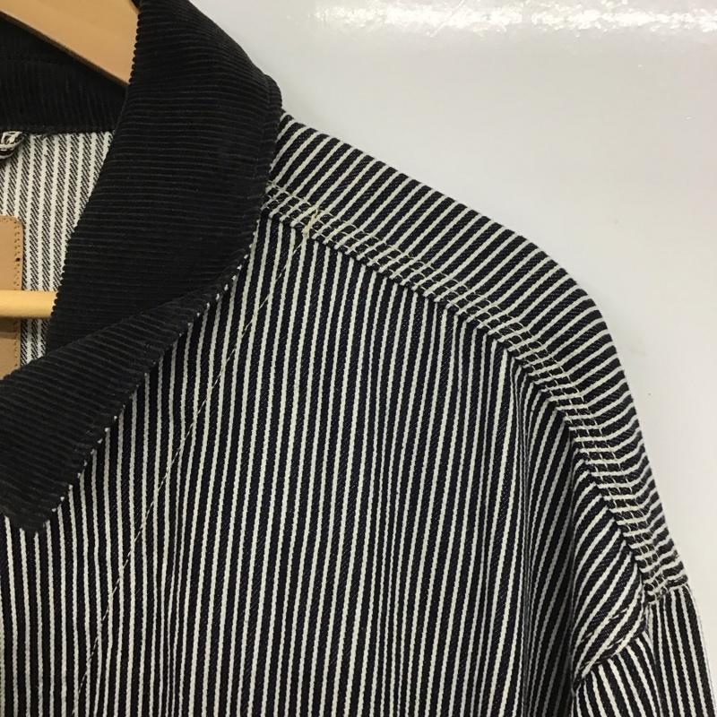 ギャップ GAP ジャケット、上着 ジャンパー、ブルゾン ヒッコリージャケット アウター カジュアルジャケット XL ストライプ インディゴ / インディゴ /  メンズ USED 古着 中古 10148341