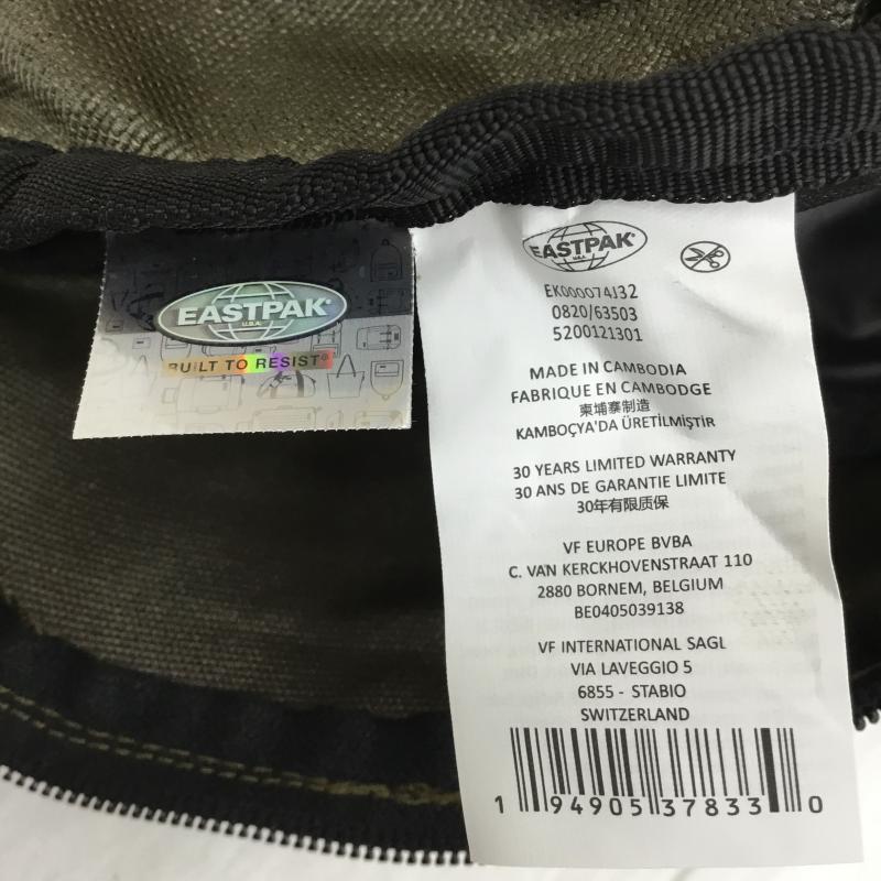 イーストパック EASTPAK ウエストバッグ ウエストバッグ EK000074J32　Eastpak Springer 2L Waist Bag ロゴ、文字 カーキ / カーキ / X 黒 / ブラック /  メンズ USED 古着 中古 10130259