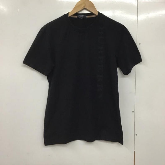 バーバリーロンドン Burberry London Tシャツ 半袖 半袖カットソー プリントTシャツ クルーネックカットソー M ロゴ、文字 黒 / ブラック /  メンズ USED 古着 中古 10141722