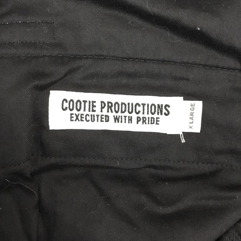 クーティー COOTIE パンツ スラックス XL 無地 黒 / ブラック /  メンズ USED 古着 中古 10117202