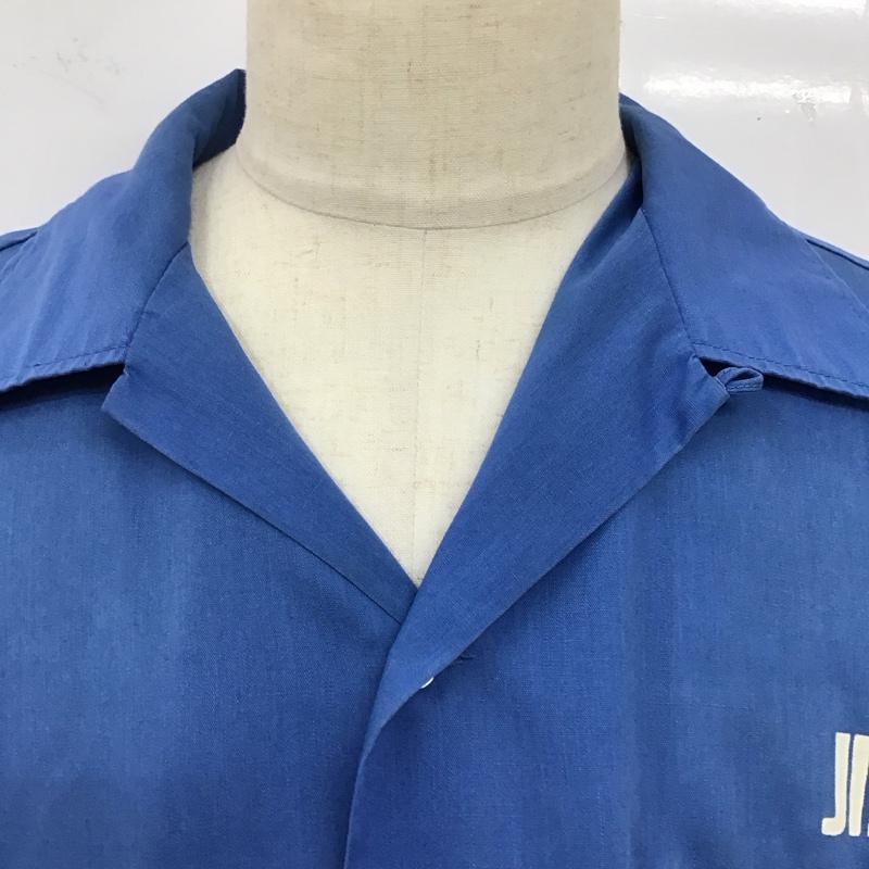 ヒルトン HILTON シャツ、ブラウス 半袖 半袖シャツ カラーシャツ 半袖カットソー プリントシャツ 70s XL プリント 青 / ブルー /  メンズ USED 古着 中古 10116663