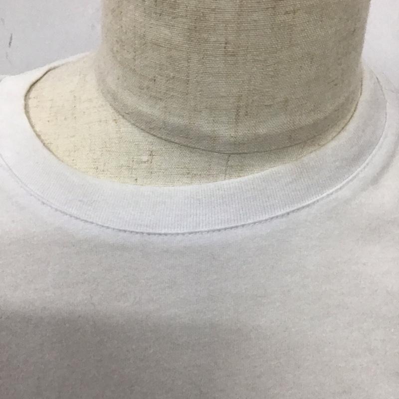 ゲス Guess Tシャツ 半袖 半袖カットソー プリントTシャツ クルーネックカットソー L ロゴ、文字 白 / ホワイト /  メンズ USED 古着 中古 10113748