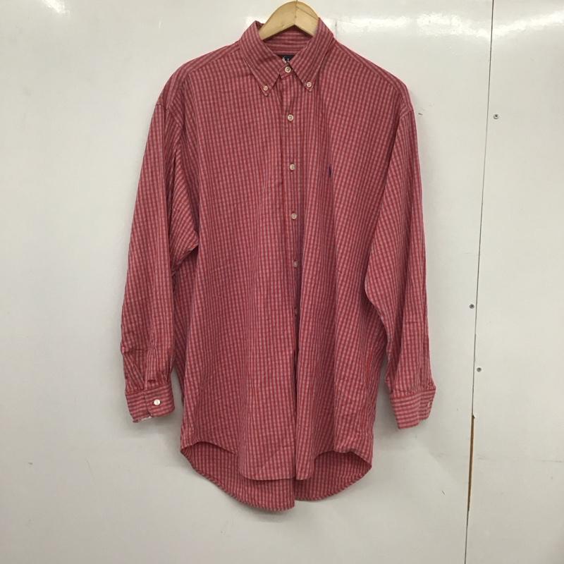 ラルフローレン RALPHLAUREN シャツ、ブラウス 長袖 ボタンダウンシャツ M チェック マルチカラー / マルチカラー /  メンズ USED 古着 中古 10134551