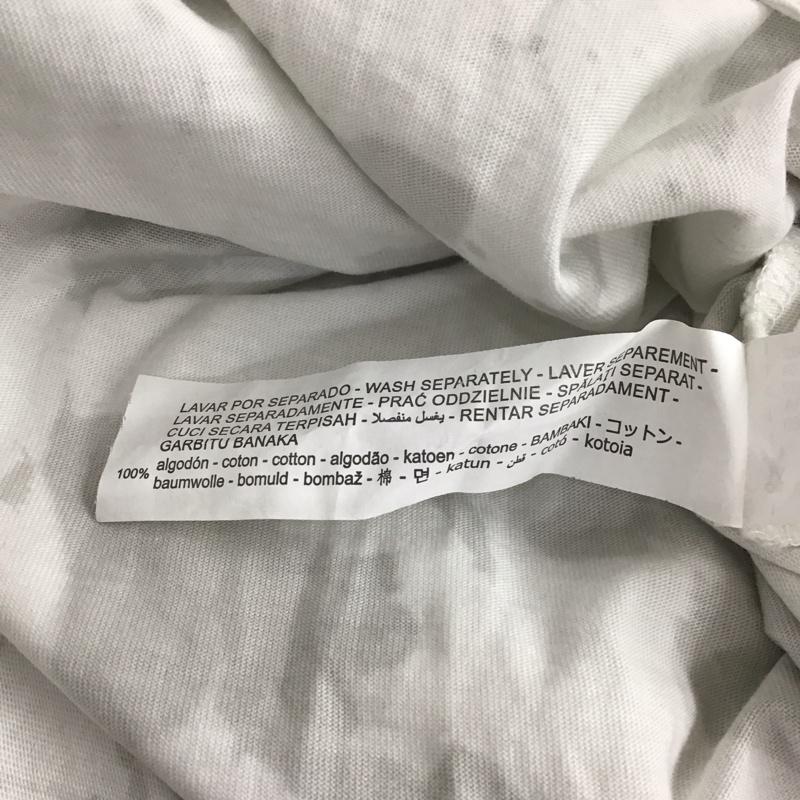 ザラ ZARA Tシャツ 半袖 6050/313/802 L 総柄 X ロゴ、文字 マルチカラー / マルチカラー /  メンズ USED 古着 中古 10134824