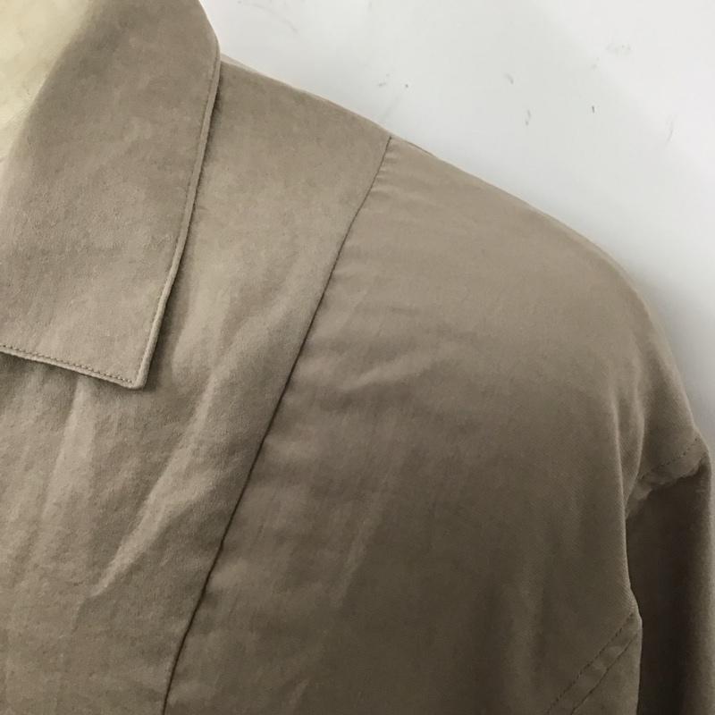 ハレ HARE シャツ、ブラウス 長袖 長袖シャツ カラーシャツ 無地シャツ 長袖カットソー M 無地 茶 / ブラウン /  メンズ USED 古着 中古 10119018