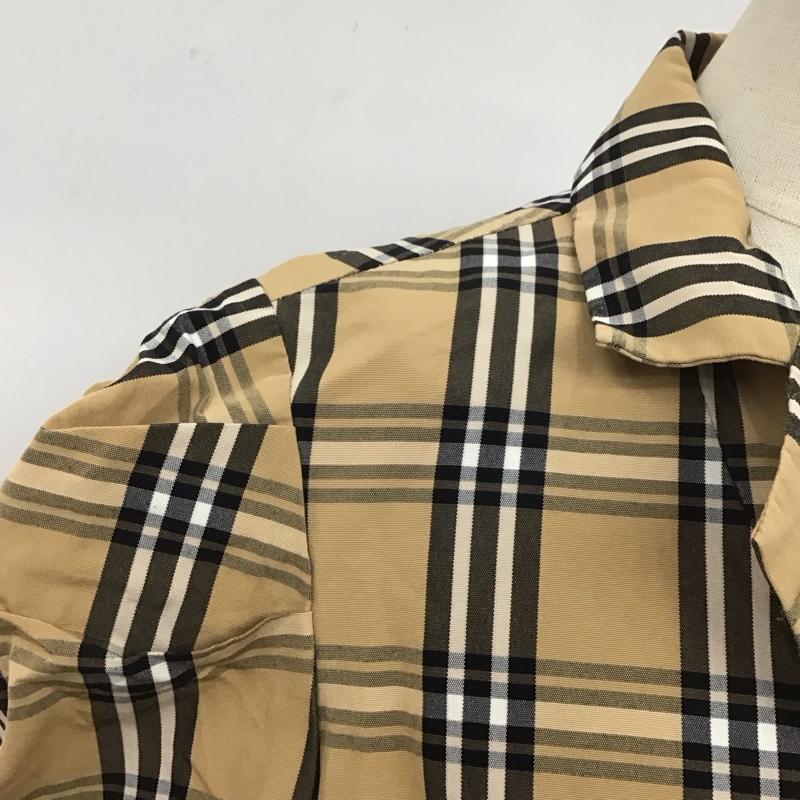 スライ SLY ワンピース ミニスカート 030BAM33-2630 ALAND CHECK SH DRESS シャツワンピース 1 チェック ベージュ / ベージュ / X 黒 / ブラック / X 白 / ホワイト /  レディース USED 古着 中古 10107963
