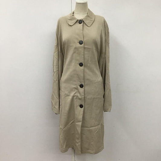 ザラ ZARA コート コート一般 8073 040 806 ロング丈 L 無地 ベージュ / ベージュ /  レディース USED 古着 中古 10107517