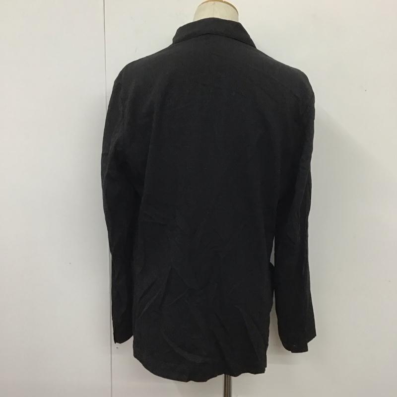 ヨウジヤマモト Yohji Yamamoto ジャケット、上着 ジャケット、ブレザー カジュアルジャケット カラージャケット ポケットジャケット アウター durban L 無地 黒 / ブラック /  メンズ USED 古着 中古 10106755