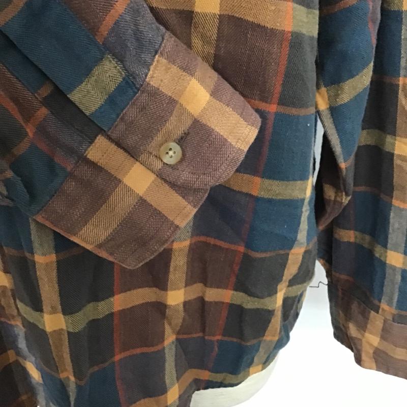 エルエルビーン L.L.Bean シャツ、ブラウス 長袖 チェックシャツ L チェック マルチカラー / マルチカラー /  メンズ USED 古着 中古 10106090