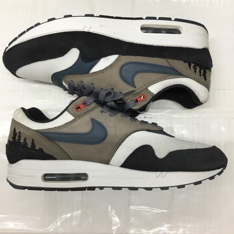 ナイキ NIKE スニーカー スニーカー FJ0698 100 AIR MAX 1 PRM 29cm 箱有 29.0cm ロゴ、文字 白 / ホワイト / X 黒 / ブラック / X 茶 / ブラウン /  メンズ USED 古着 中古 10109200