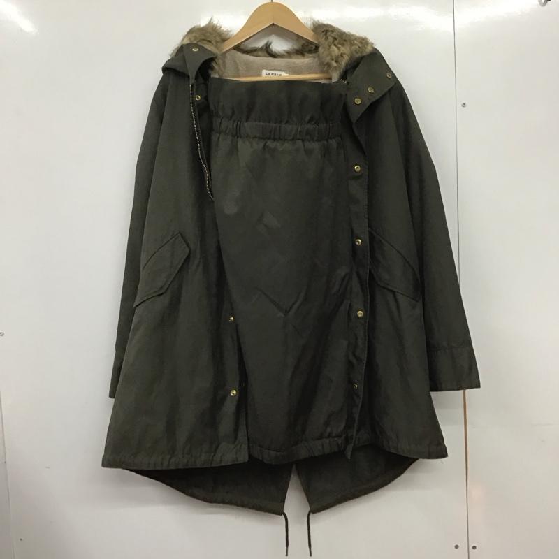 レプシィム LEPSIM コート コート一般 LP170147SB ママコート　マタニティ　インナーボアモッズコート FREE 無地 カーキ / カーキ /  レディース USED 古着 中古 10145032