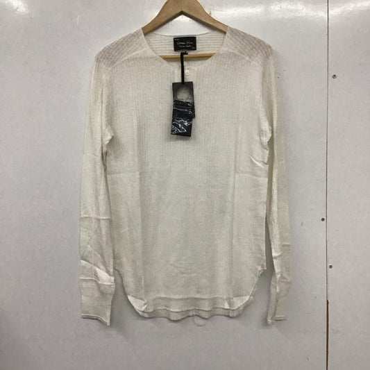 ナンバーナイン NUMBER (N)INE カットソー 長袖 長袖カットソー ヘンリーネックカットソー リブカットソー 3 無地 白 / ホワイト /  メンズ USED 古着 中古 10137024