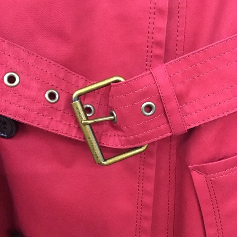 バーバリーブルーレーベル BURBERRY BLUE LABEL コート コート一般 38 無地 赤 / レッド /  レディース USED 古着 中古 10139917
