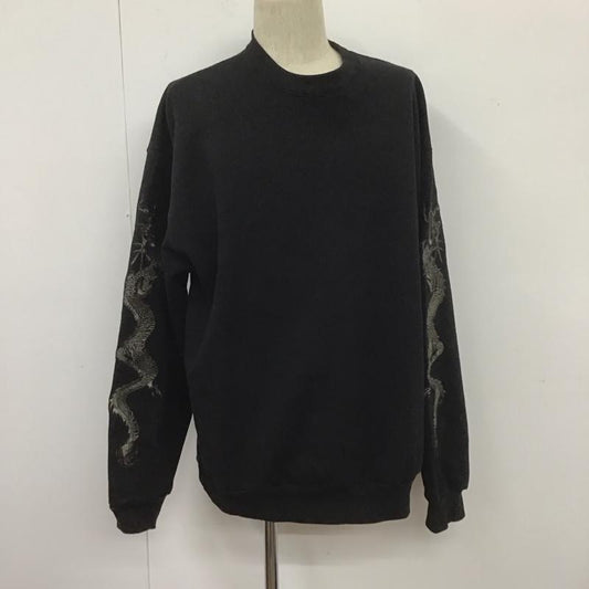 ストレンジトリップ STRANGE TRIP トレーナー 長袖 ST2202-CS3 DRAGON EMBROIDERLY CREW SWEAT XL 刺繍 黒 / ブラック /  メンズ USED 古着 中古 10106846