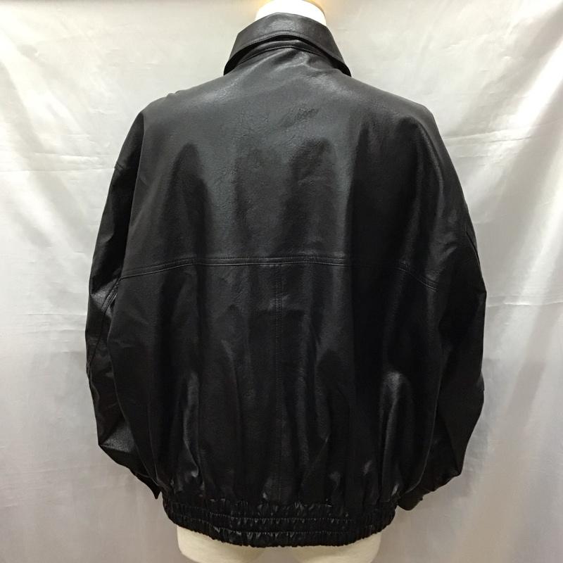 フリークスストア FREAK S STORE ジャケット、上着 ジャケット、ブレザー ジップアップジャケット ジャンパー フェイクレザージャケット カジュアルジャケット アウター M 無地 黒 / ブラック /  メンズ USED 古着 中古 10121442