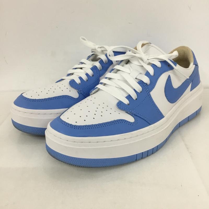 ナイキ NIKE スニーカー スニーカー DQ3698-141 WMNS AIR JORDAN 1 ELEVATE LOW 28.5cm 28.5cm ワンポイント 白 / ホワイト / X 水色 / ライトブルー /  メンズ USED 古着 中古 10129544