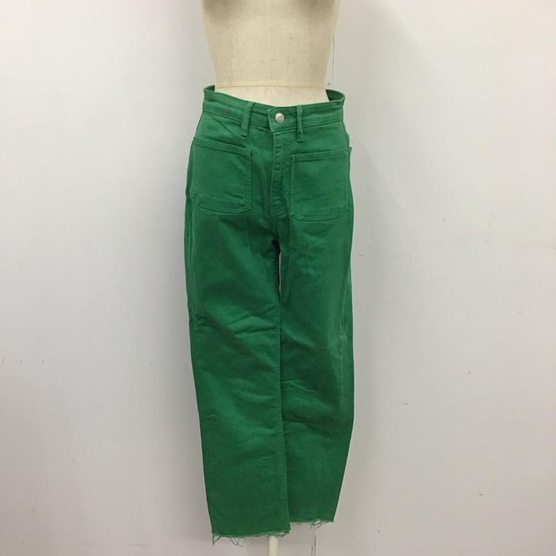 ザラ ZARA パンツ デニム、ジーンズ カラージーンズ 無地 緑 / グリーン /  レディース USED 古着 中古 10118743