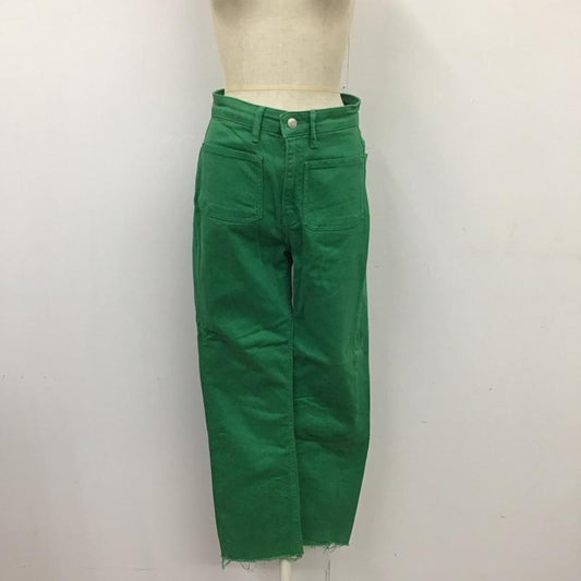 ザラ ZARA パンツ デニム、ジーンズ カラージーンズ 無地 緑 / グリーン /  レディース USED 古着 中古 10118743