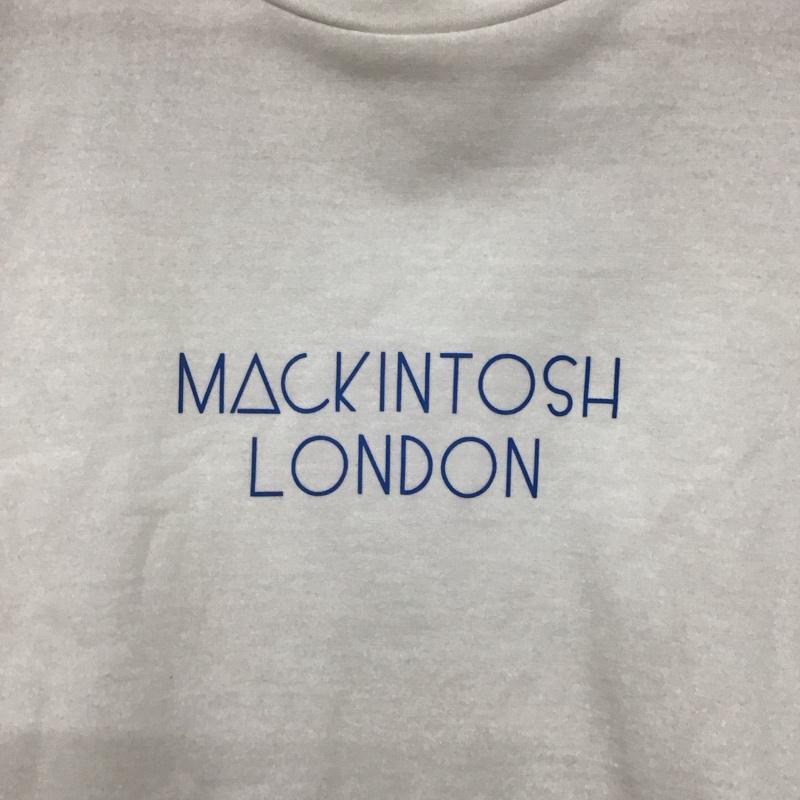 マッキントッシュ Mackintosh Tシャツ 半袖 G5P36-177-24 ジオメトリックロゴプリントＴシャツ 40 ロゴ、文字 白 / ホワイト /  レディース USED 古着 中古 10143941