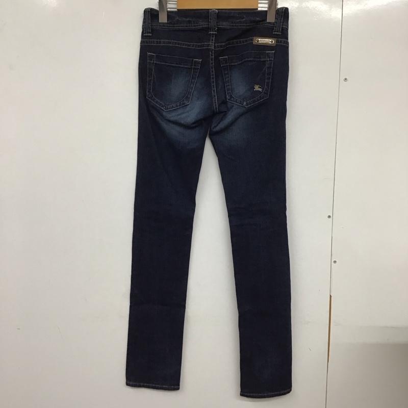 バーバリーブルーレーベル BURBERRY BLUE LABEL パンツ デニム、ジーンズ 36 無地 インディゴ / インディゴ /  レディース USED 古着 中古 10132754